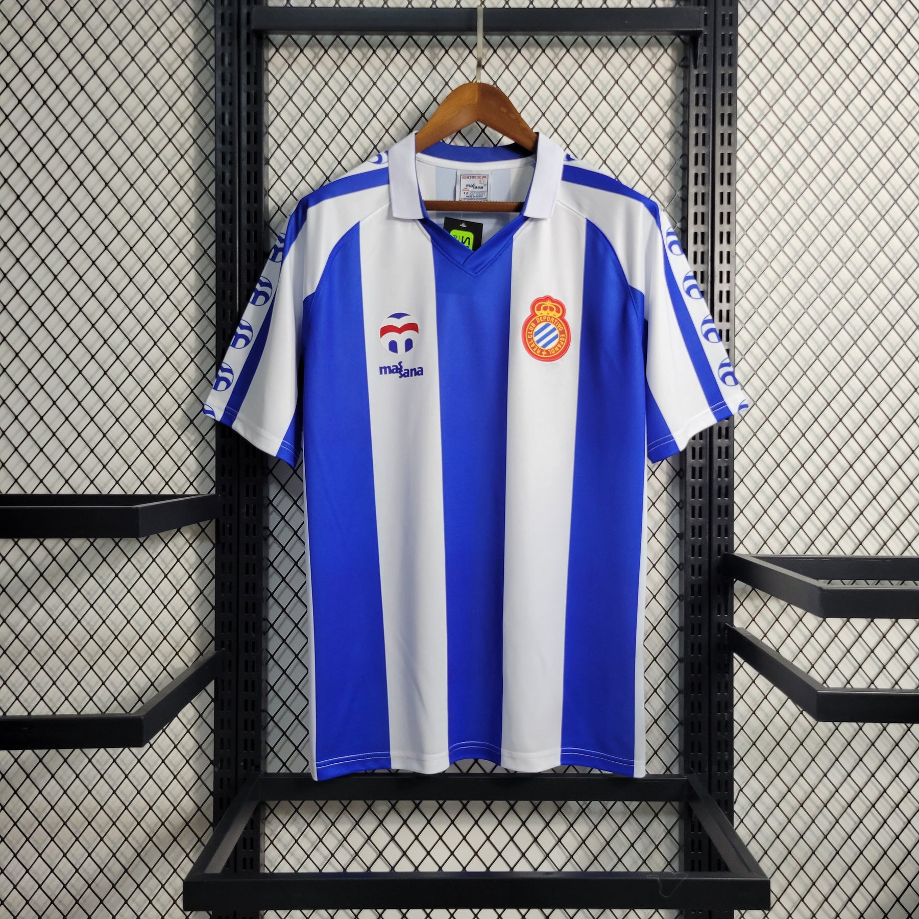 Camisa Real Club Deportivo 1984-89 Retrô Masculina