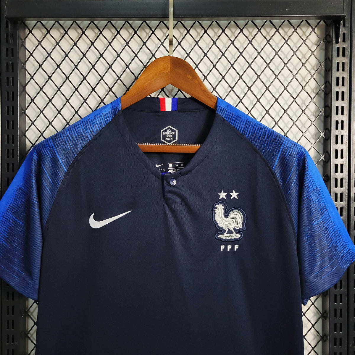 Camisa França Home World Cup 2018 NikeRetrô Masculina