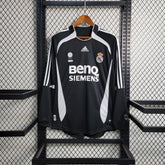 Camisa Real Madrid 2006/07  Retrô Manga Longa Masculina