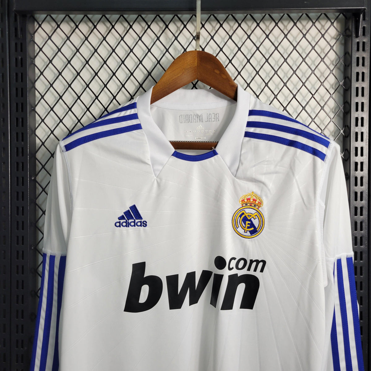 Camisa Real Madrid 2010/11  Retrô Manga Longa Masculina