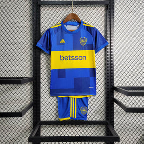 Uniforme Boca Juniors Home 2023/24 Adidas Infantil