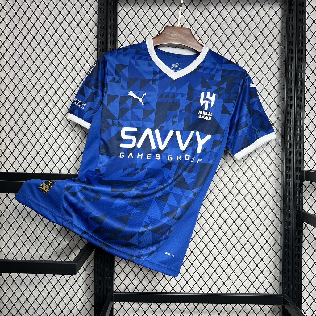 Camisa Al Hilal Home 2024/25 Torcedor Masculina