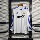 Camisa Real Madrid 2010/11  Retrô Manga Longa Masculina