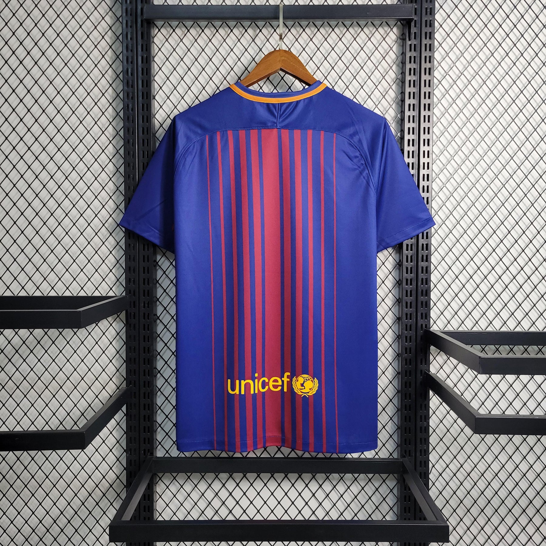 Camisa Barcelona Home (1) 2017/18 Retrô Masculina