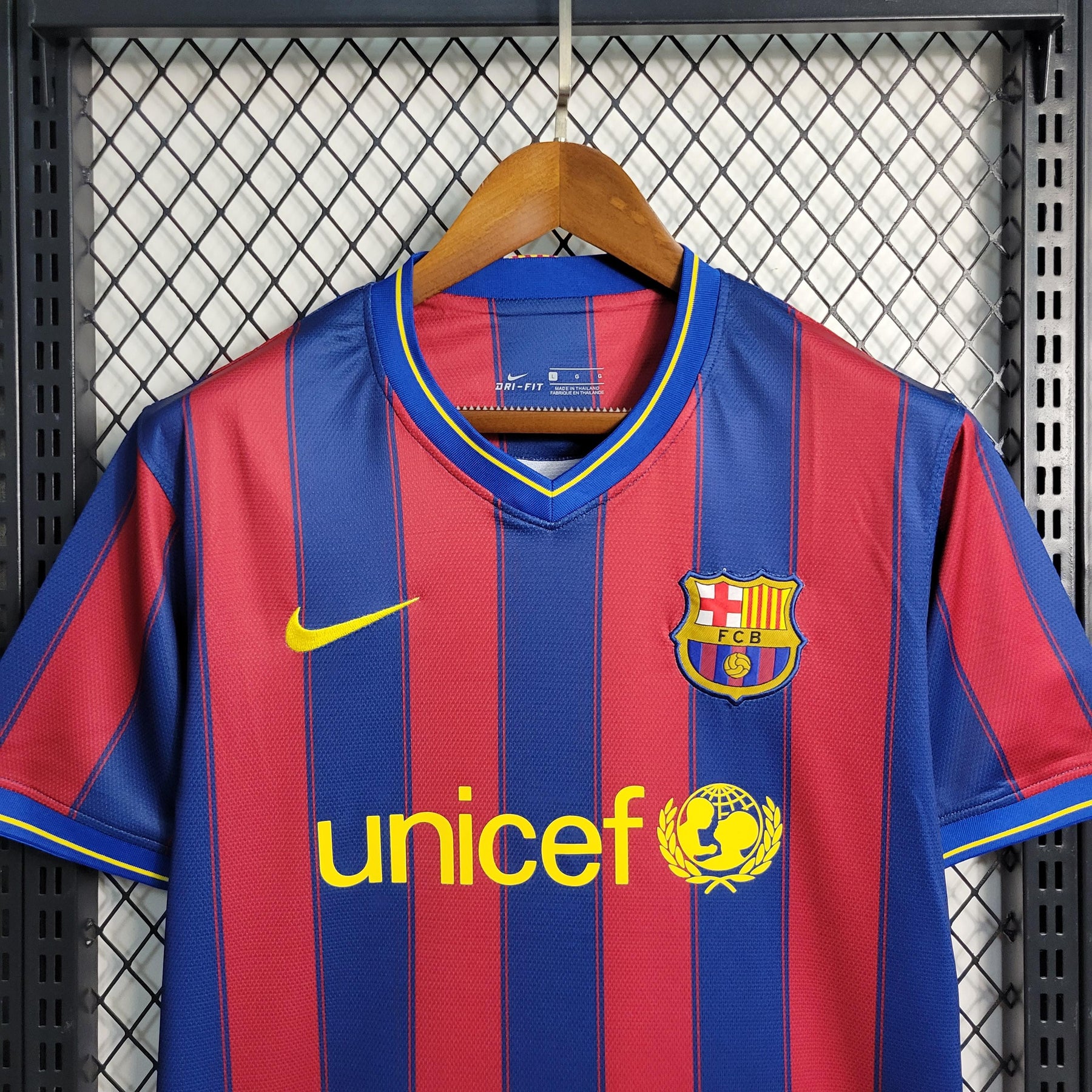 Camisa Barcelona Home (1) 2009/10 Retrô Masculina