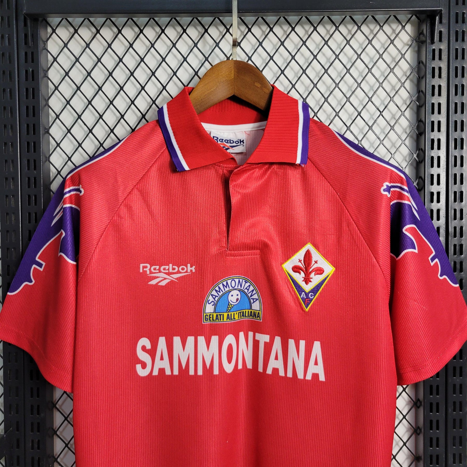 Camisa Fiorentina Away (1) 1995/96 Reebok Retrô Masculina