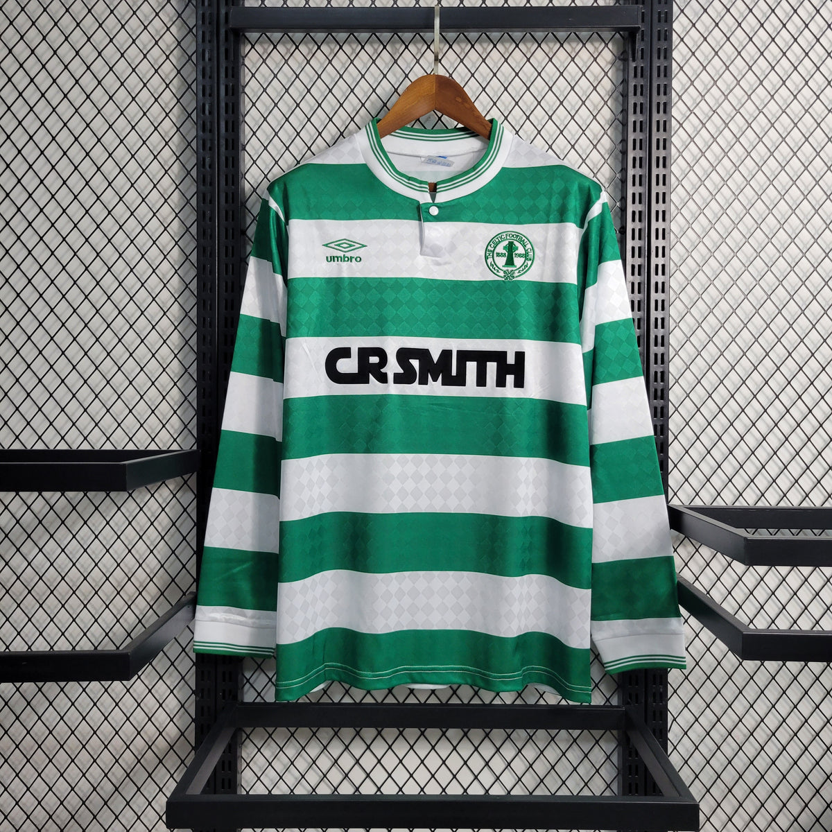 Camisa Celtic  1987/88  Retrô Manga Longa Masculina