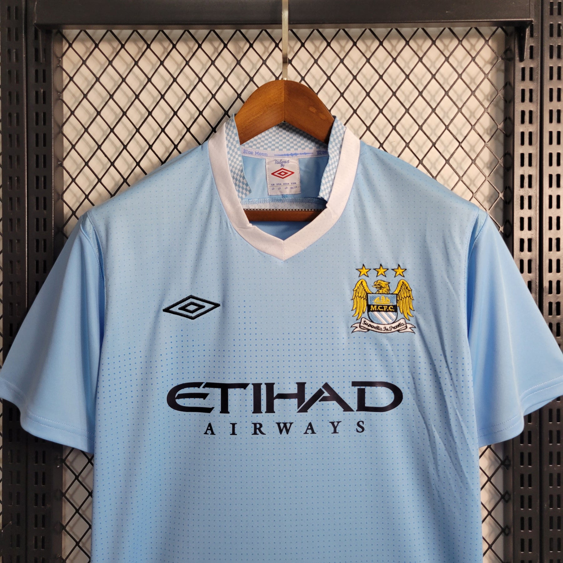 Camisa Manchester City Home (1) 2011/2012 Retrô Masculina