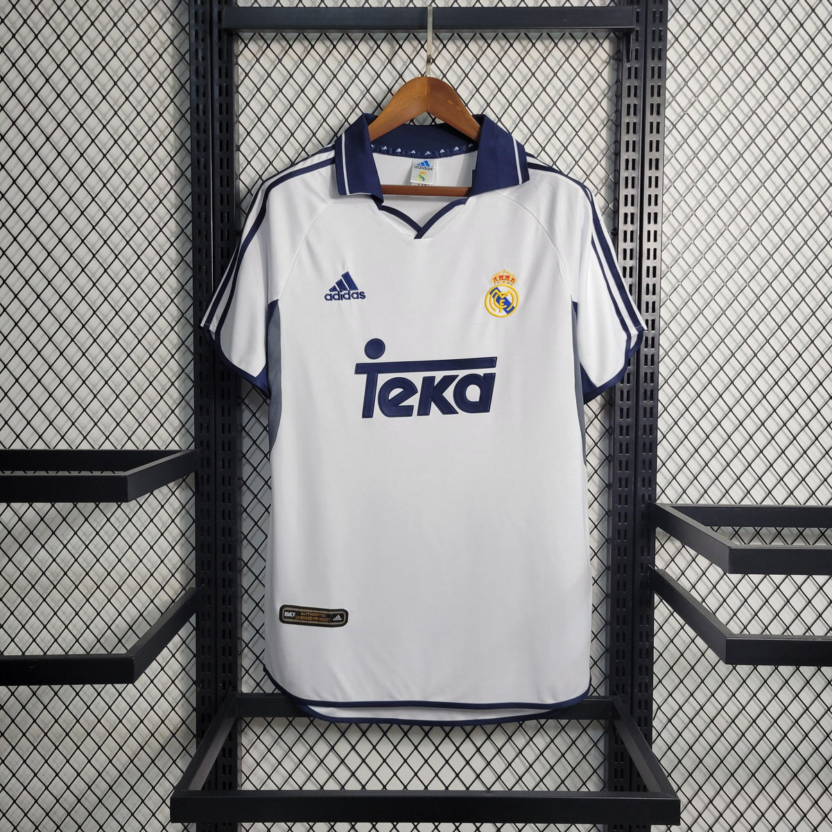 Camisa Real Madrid Home (1) 2000/01 Retrô Adidas  Masculina