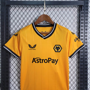 Uniforme Wolverhampton Home 2023/24 Infantil