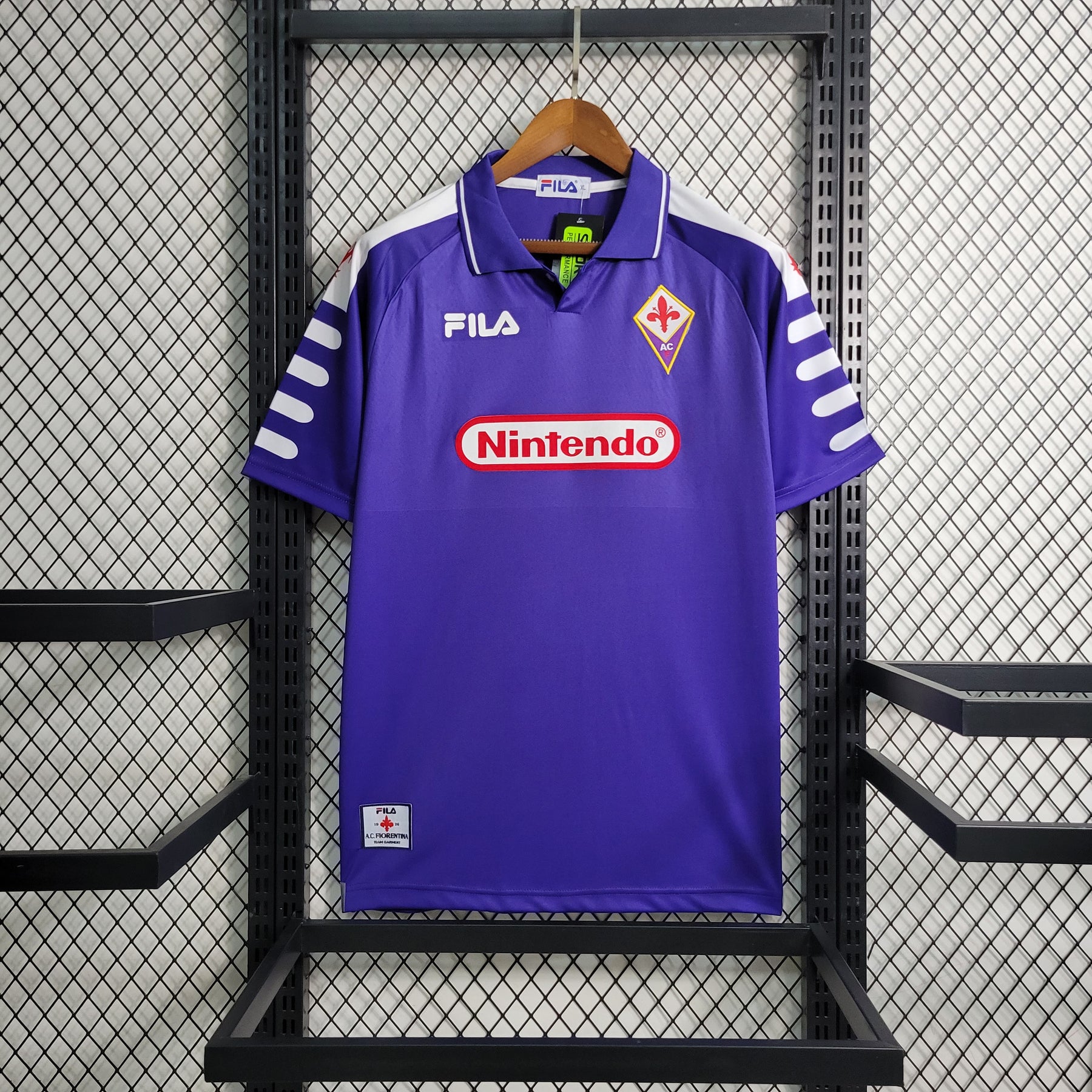 Camisa Fiorentina Home (1) 1998/99 Fila Retrô Masculina