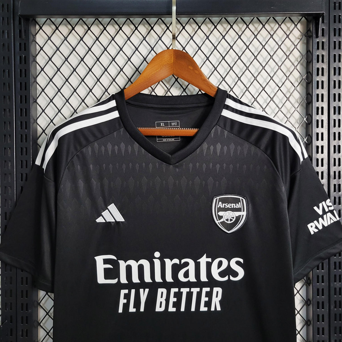 Camisa Arsenal 2023/24 Adidas Black Torcedor Masculina