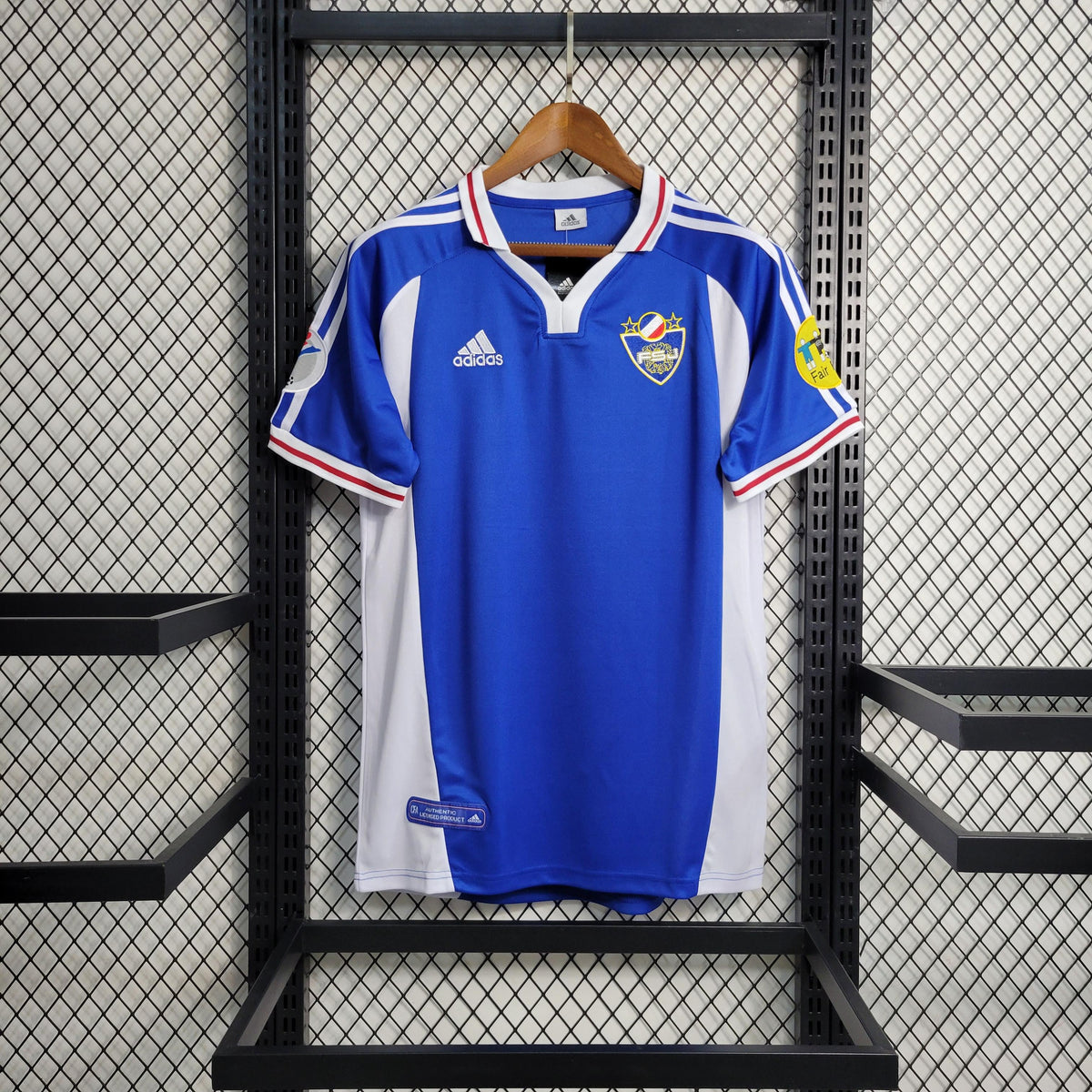 Camisa Iugoslávia Home (1) 2000 Adidas Retrô Masculina