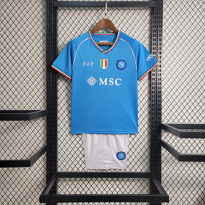 Uniforme Napoli Home 2023/24 Infantil