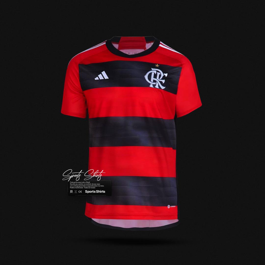 Camisa Flamengo Home (1) 2023/24 Adidas Torcedor Masculina