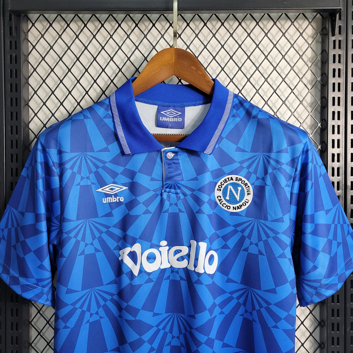 Camisa Napoli 1991/93 Retrô Home Masculina