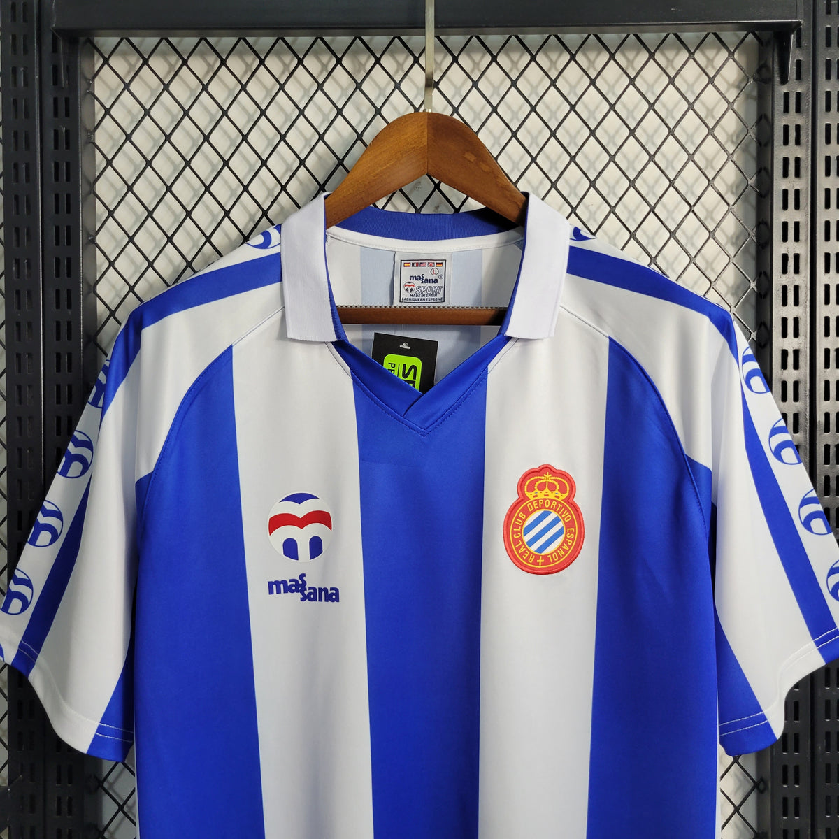 Camisa Real Club Deportivo 1984-89 Retrô Masculina