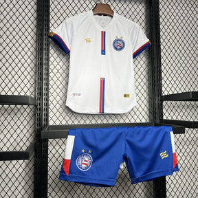 Uniforme Bahia Home 2024/25 Adidas  Infantil