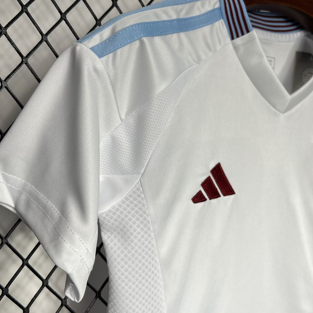 Uniforme Aston Villa 2024/25 Adidas  Infantil