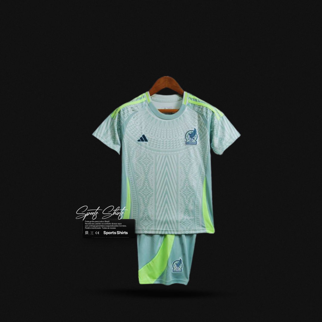 Uniforme Mexico Away (2) 2024/25 Adidas Infantil