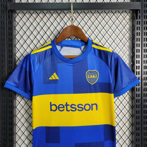 Uniforme Boca Juniors Home 2023/24 Adidas Infantil