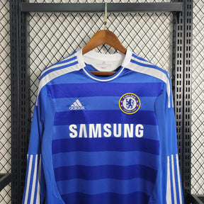 Camisa Chelsea 2011/12 Retrô Manga Longa Masculina