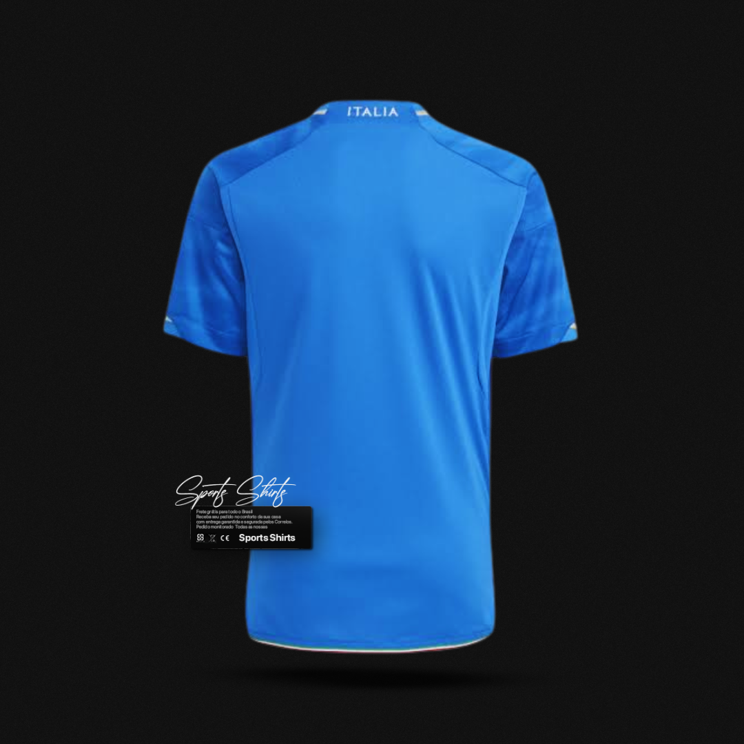 Camisa Italia Home (1) 2024/25 Torcedor Masculina