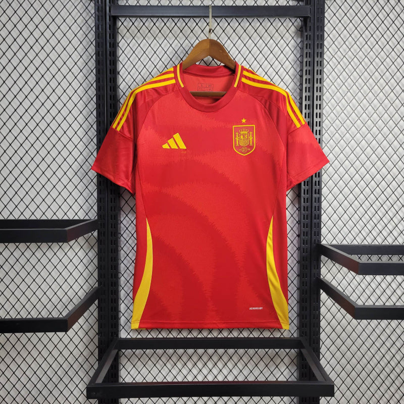 Camisa Espanha Home (1) 2024/25 Torcedor Masculina