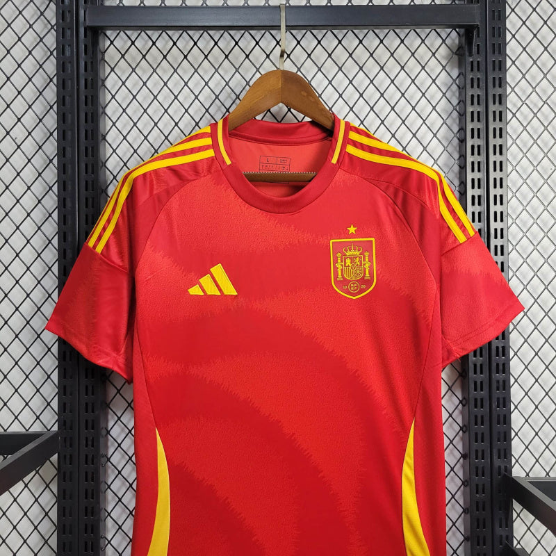 Camisa Espanha Home (1) 2024/25 Torcedor Masculina