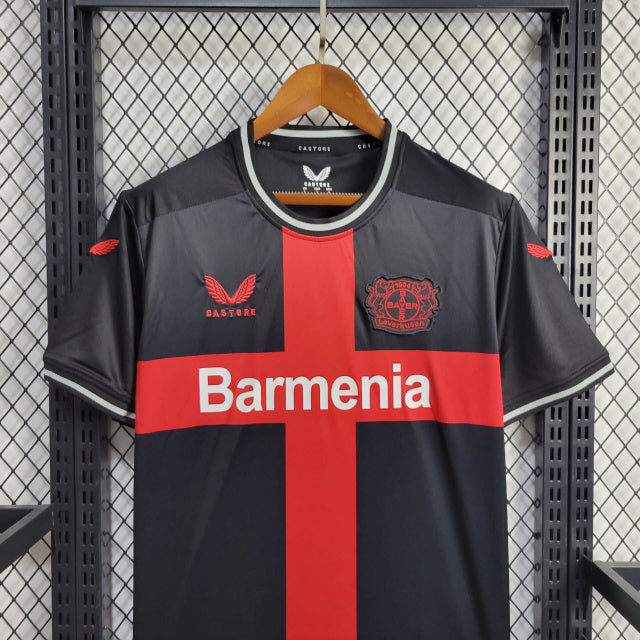 Camisa Bayer Leverkusen Home (1)  2024/25 Torcedor Masculina