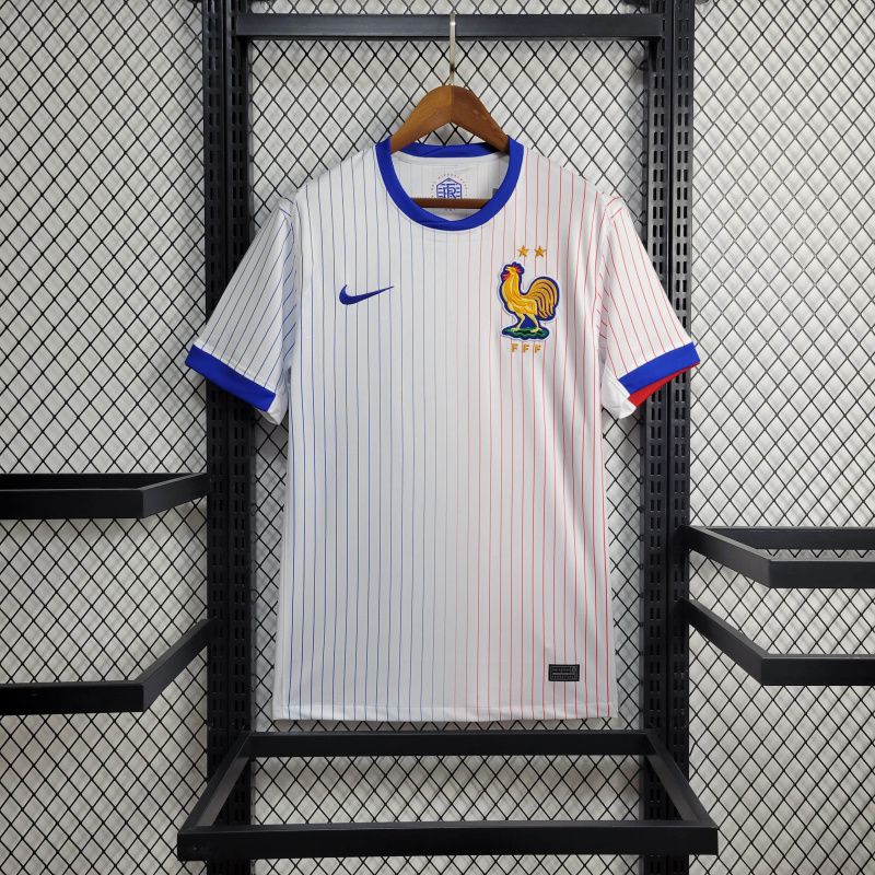 Camisa França away (2) 2024 Nike Torcedor Masculina