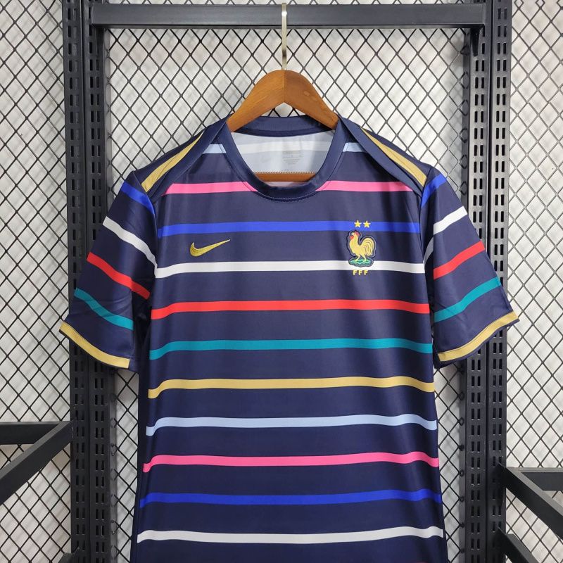 Camisa França Treino 2024/25 Nike Torcedor Masculina