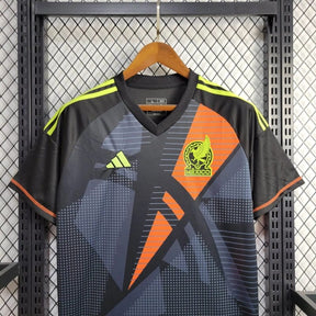 Camisa Mexico Preta  2024/25 Adidas Torcedor Masculina