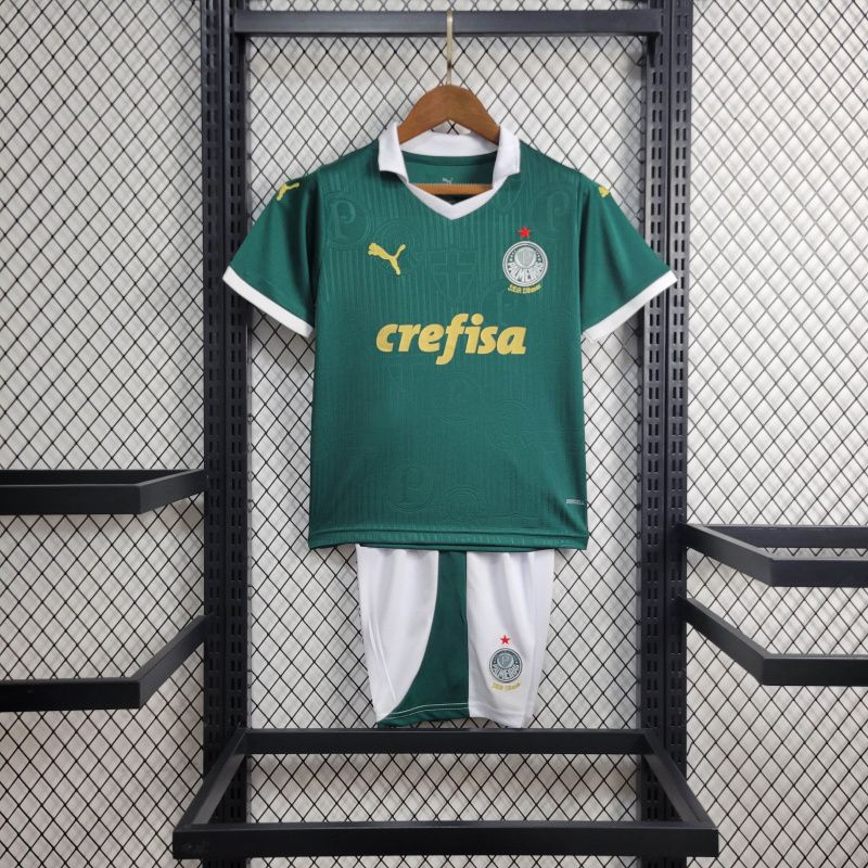 Uniforme Palmeiras Home (1) 2024/25 Puma Infantil