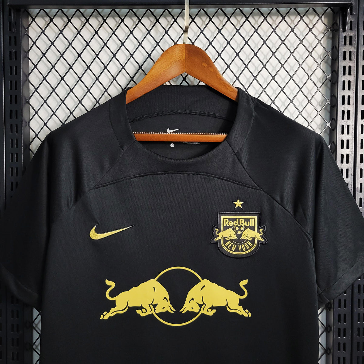 Camisa Red Bull Leipzig Black 2023/24 Nike Torcedor Masculina