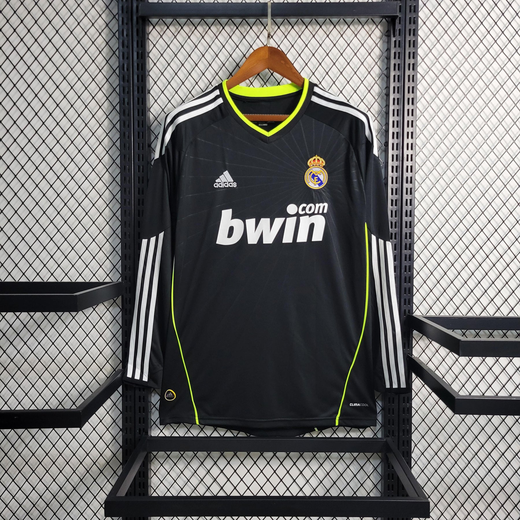 Camisa Real Madrid 2010/11  Retrô Manga Longa Masculina