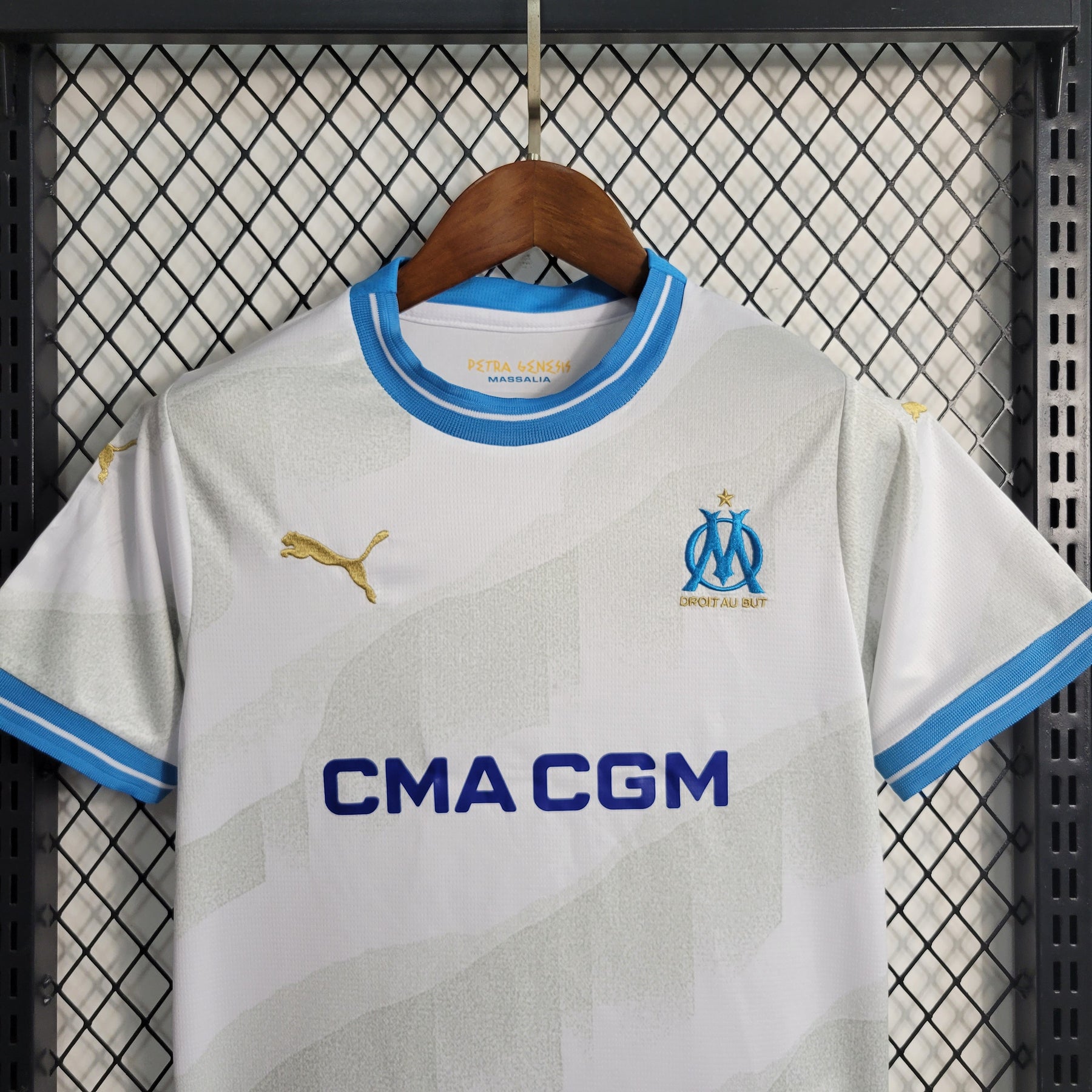 Uniforme Olympique de Marseille Home 2023/24 Infantil