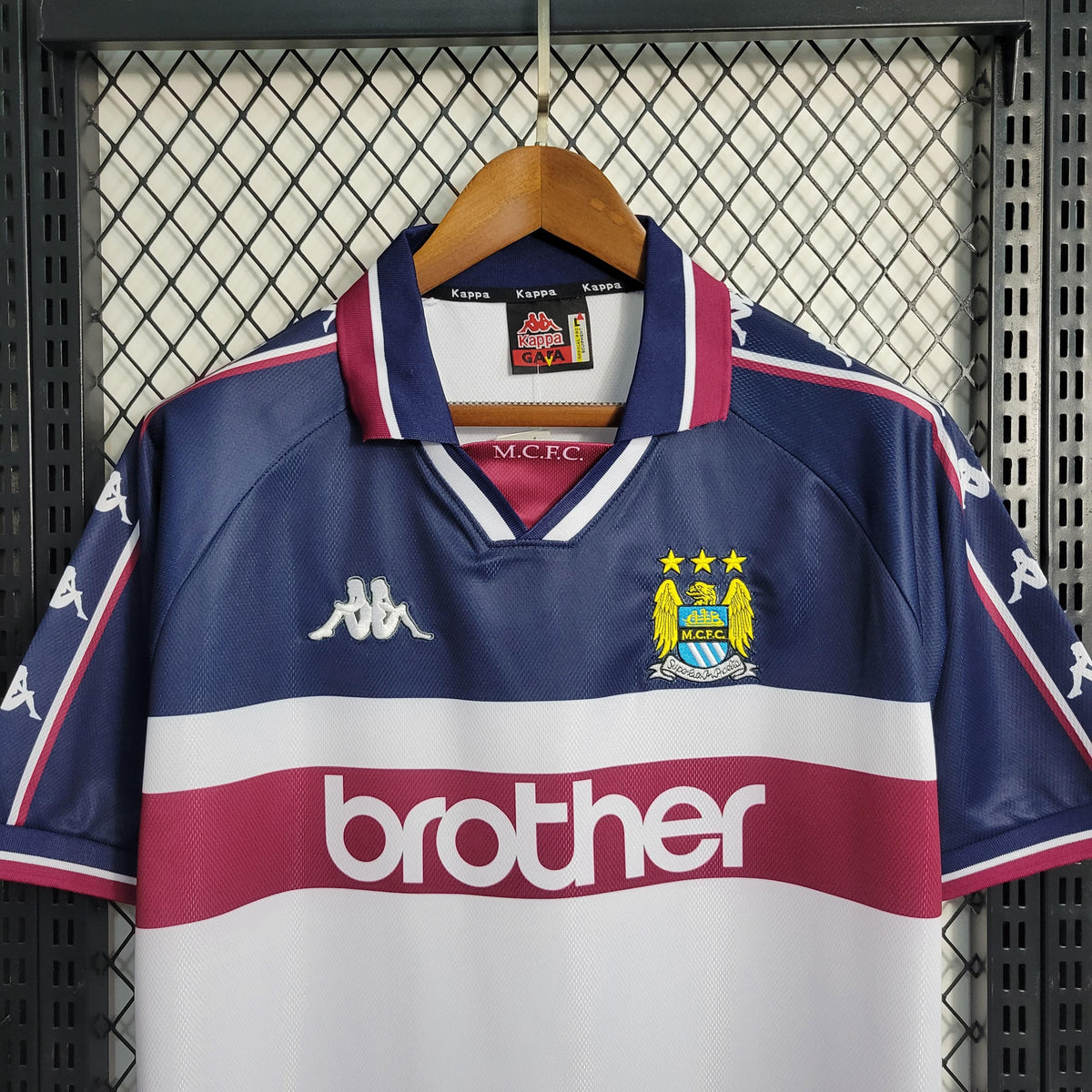 Camisa Manchester City 1997/98 KappaRetrô Masculina