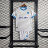 Uniforme Olympique de Marseille Home 2023/24 Infantil