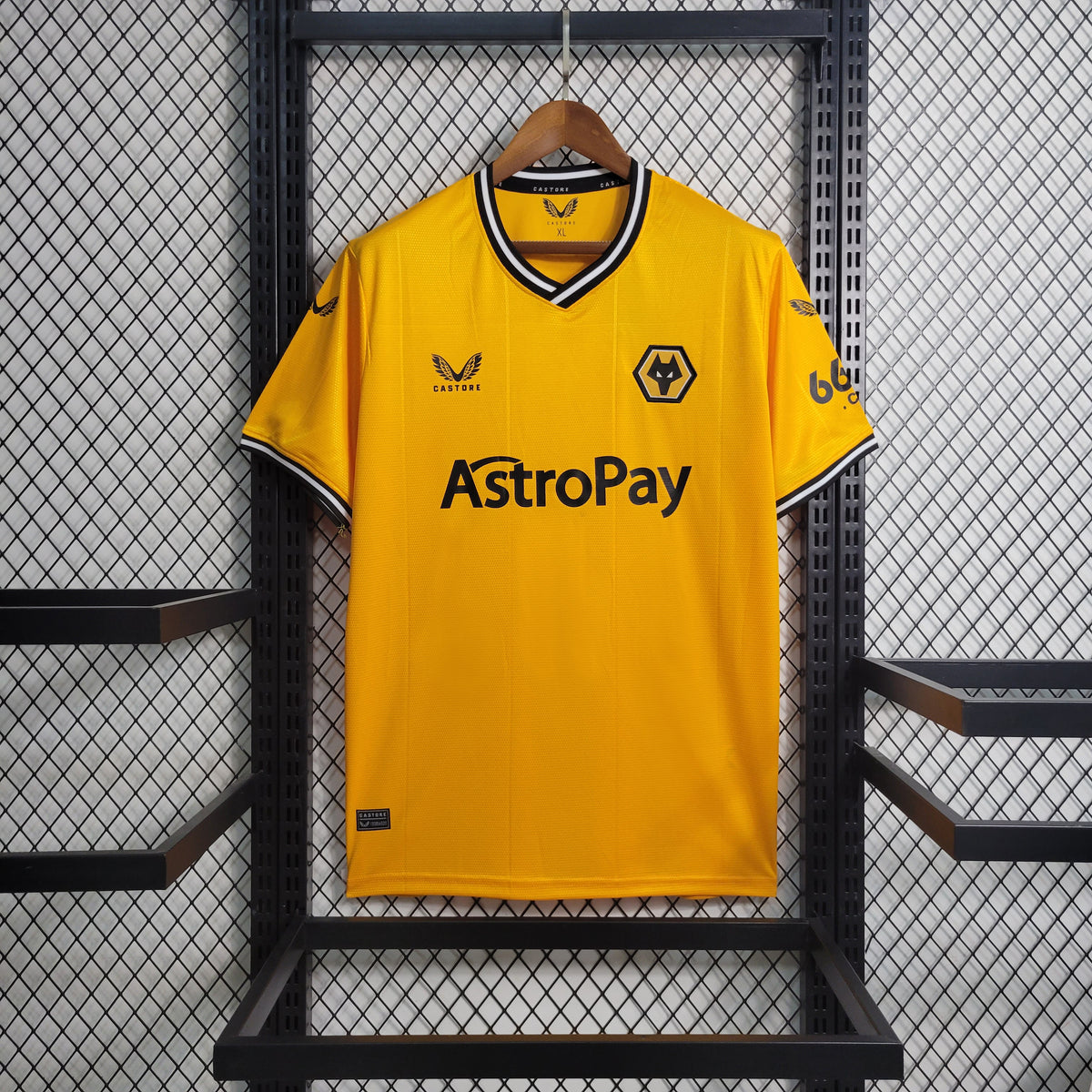 Camisa Wolverhampton Home (1) 2023/24 Castore Torcedor Masculina