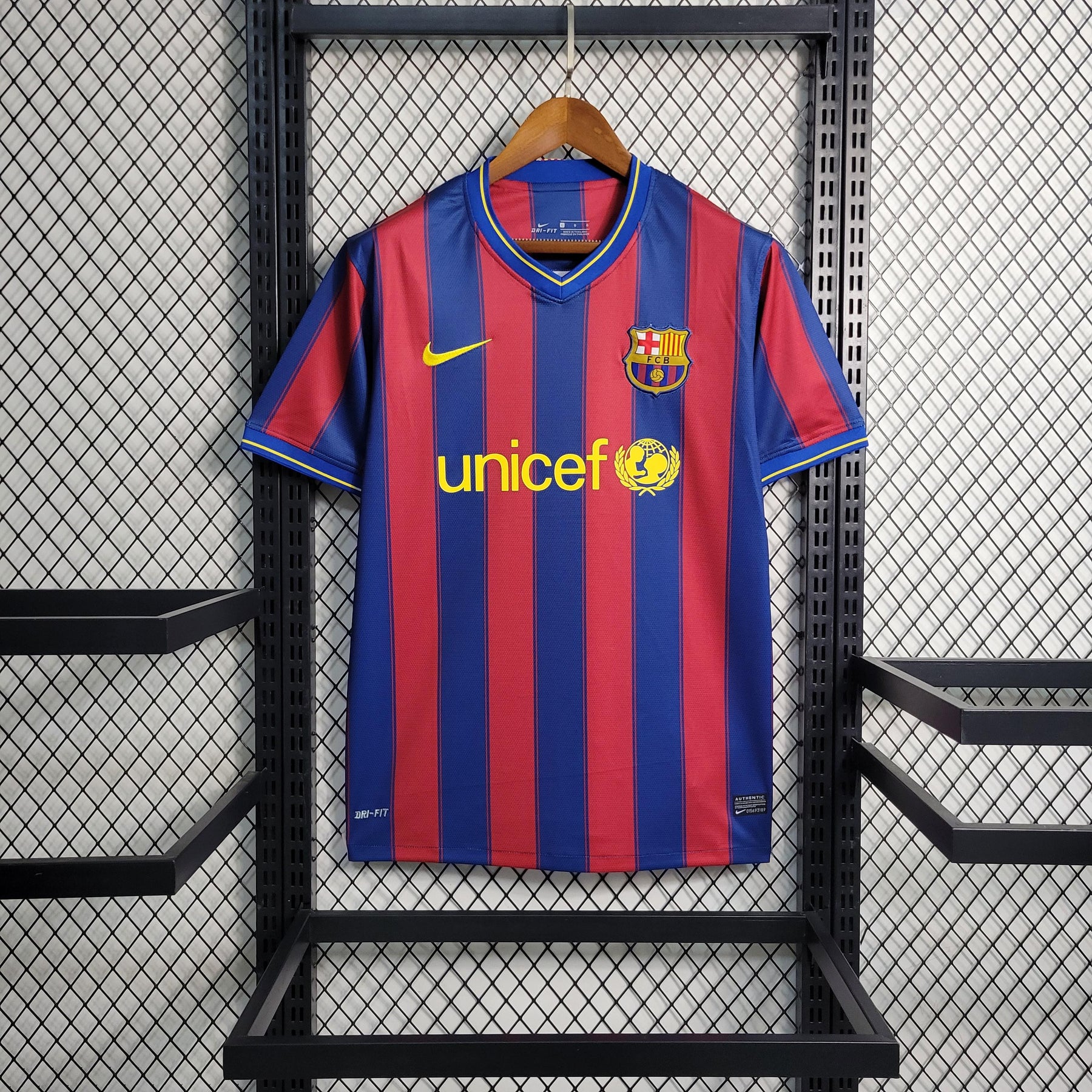 Camisa Barcelona Home (1) 2009/10 Retrô Masculina