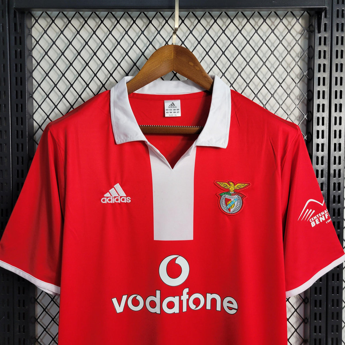 Camisa Benfica Home (1) 2004/05 Retrô Masculina