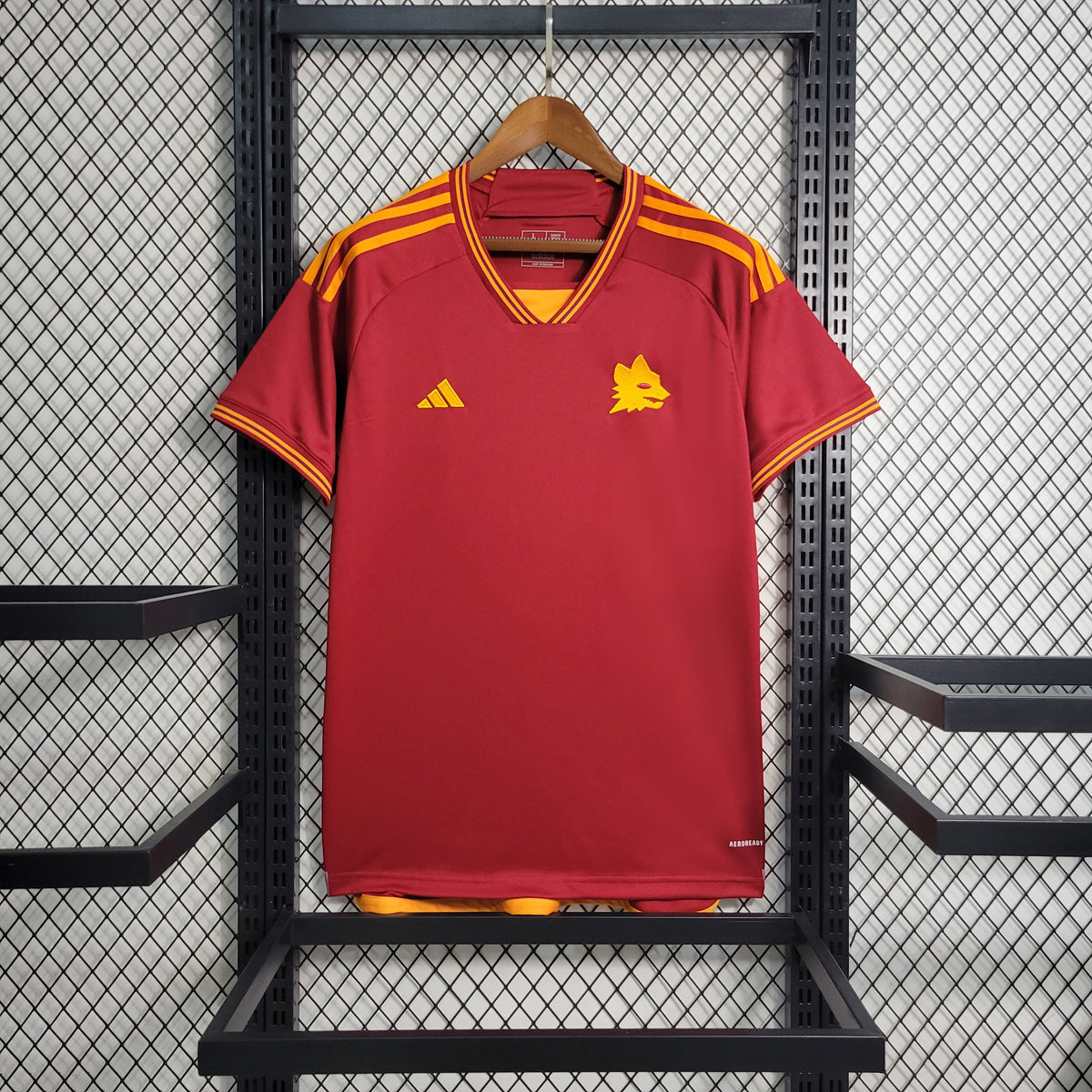 Camisa Roma Home (1) 2023/24 Torcedor Masculina