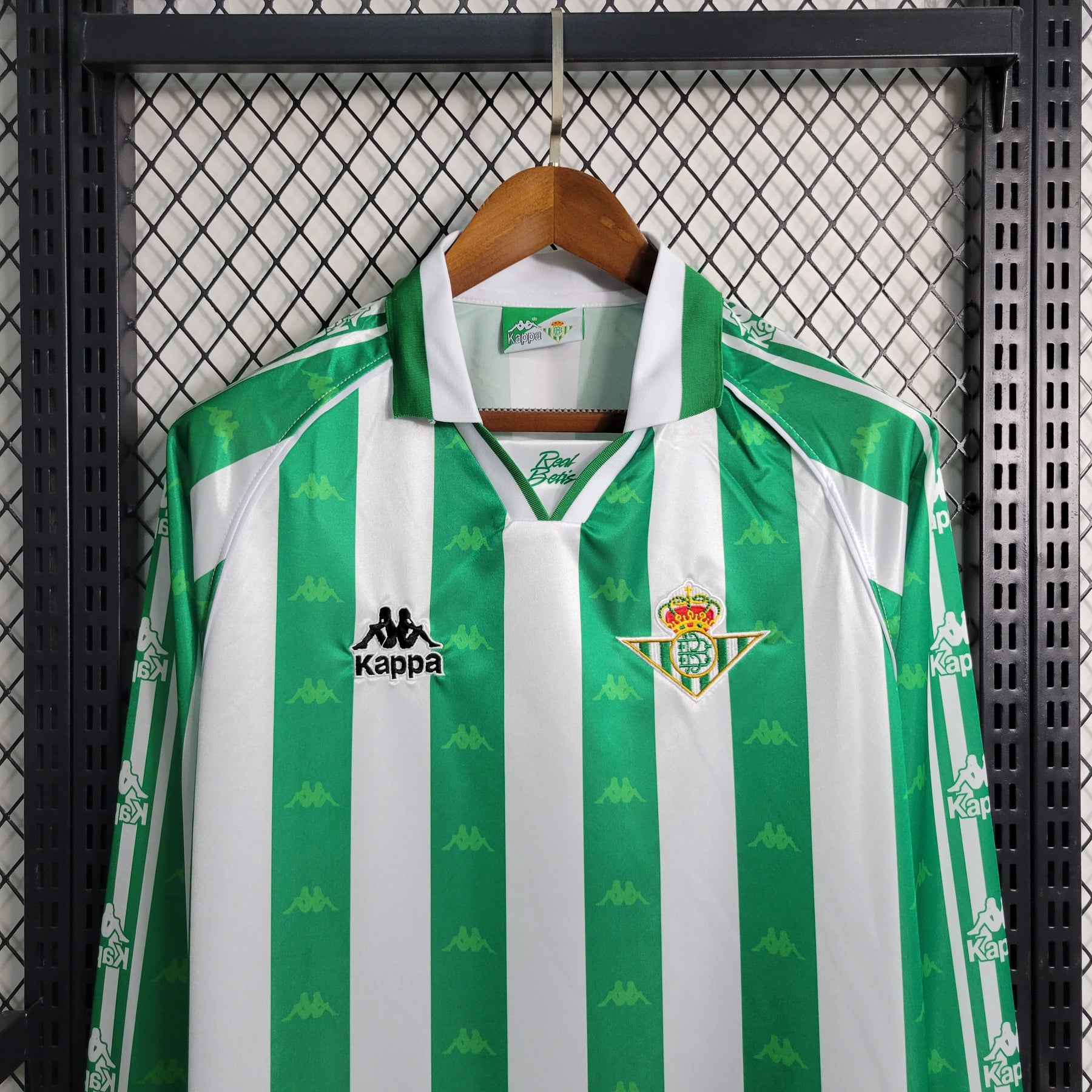 Camisa Real Betis 1995/97 Retrô Manga Longa Masculina