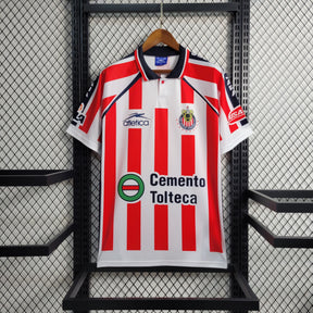 Camisa Chivas Guadalajara Home 2002/03  Retrô Masculina