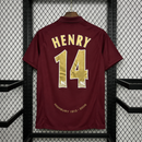 Camisa Arsenal Personalizada (Henry 14) 2005/06 Home - (Retrô)