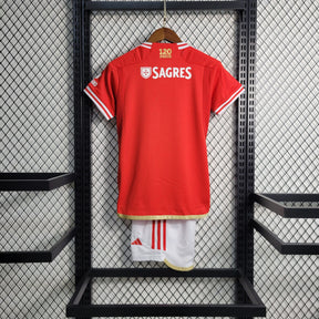 Uniforme Benfica Home 2023/24 Adidas  Infantil