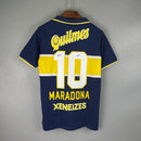 Camisa Boca Juniors Personalizada (Maradona 10) 1997/98 Home - (Retrô)