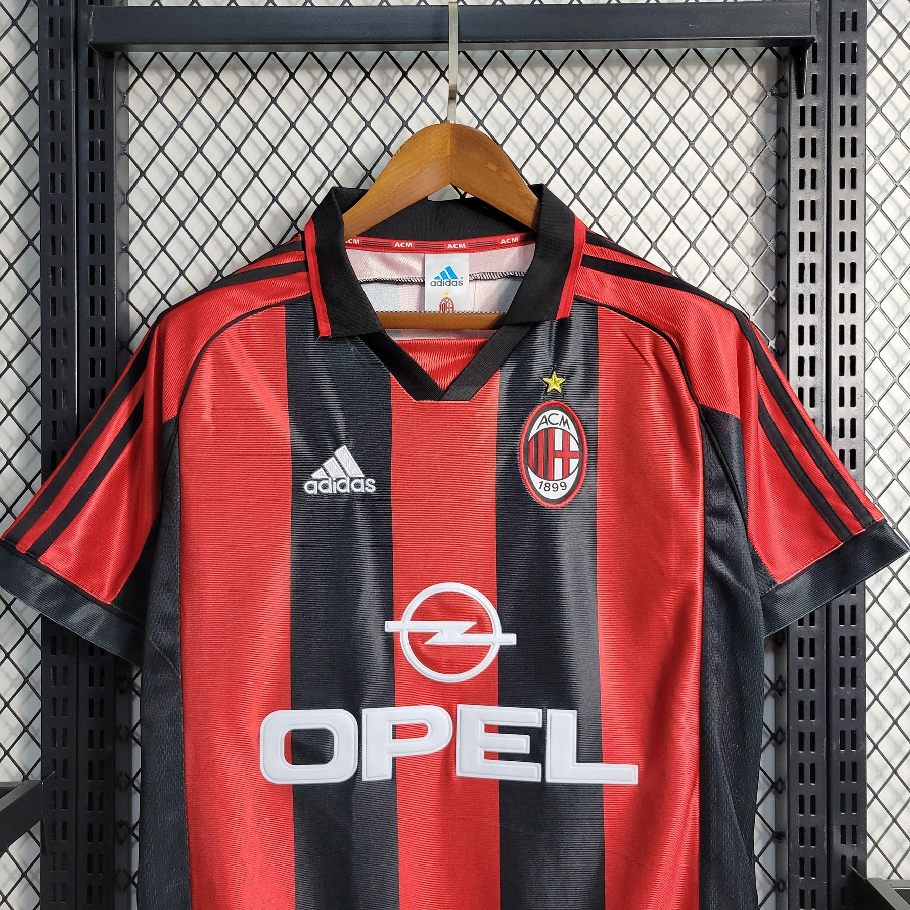 Camisa Milan Home (1) 1998/99  Retrô Masculina