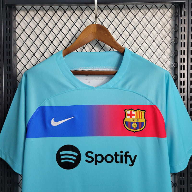 Camisa Barcelona Pré-Jogo 2023/24 Nike x Patta Torcedor Masculina